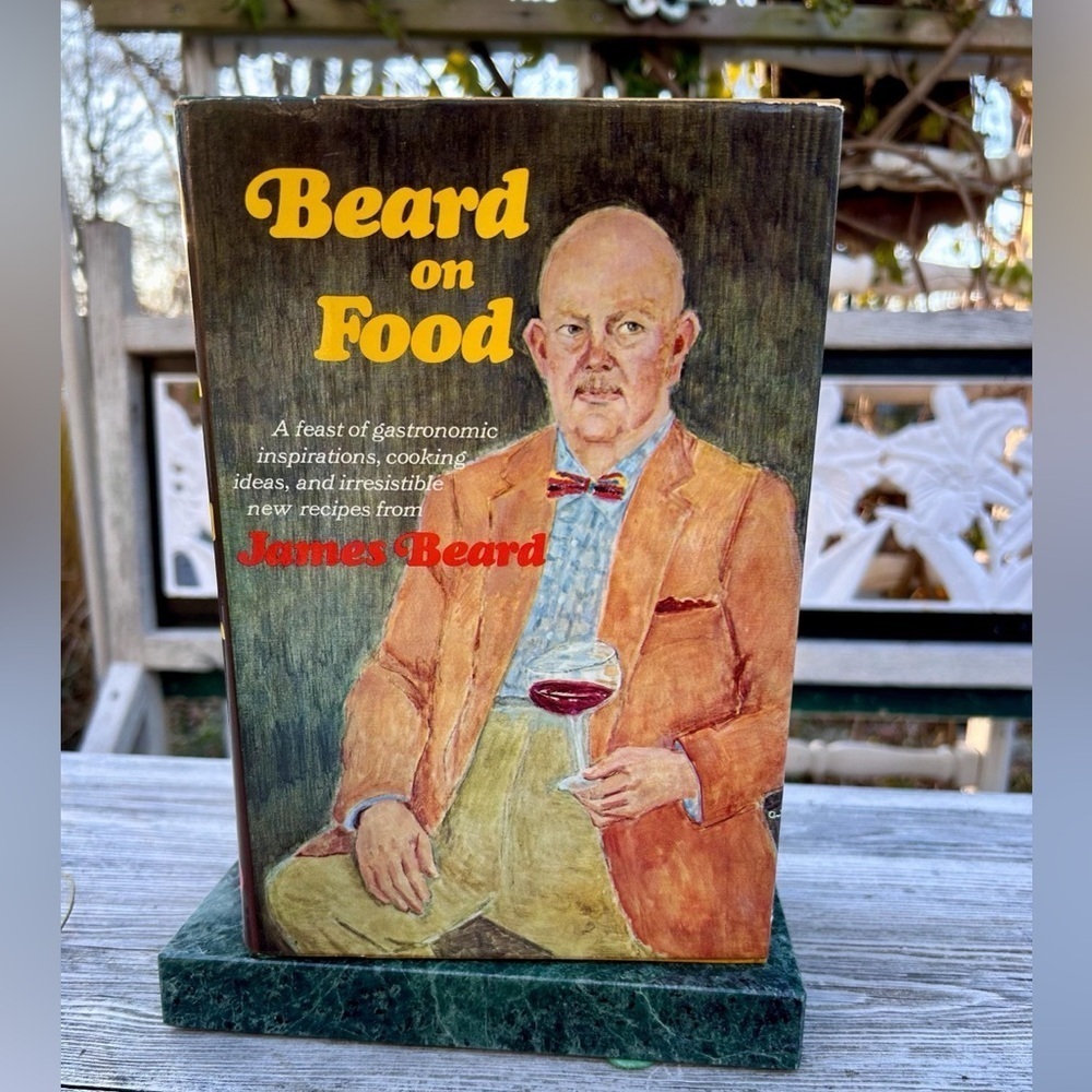 FIRST EDITION Beard on Food Book by James Beard 1974.